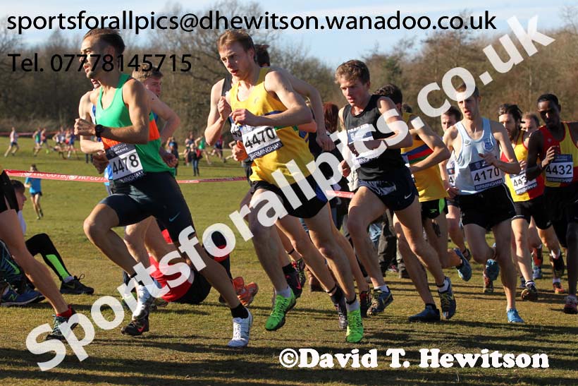 Senior mens Inter Counties Cross Country,  Cofton Park, Birmingham. Photo: David T. Hewitson/Sports for All Pics